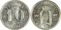 Sweden Ore SWEDEN Oscar II (1872-1907) Silver 1897 EB 10 Ore AU/UNC SCARCE KM# 755 (454) -
