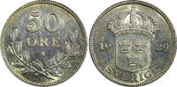 Sweden Ore SWEDEN Gustaf V Silver 1929 G 50 Ore Nice Toned BETTER DATE KM# 788 (22 001) -