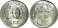 Sweden 10 Öre Sweden Gustaf V (1907-1950) Silver 1941 G GEM BU KM# 780 (22 080) -