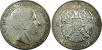 50 Dinara Yugoslavia Petar II Silver 1938 1 YEAR TYPE KM# 24 (22 316) -