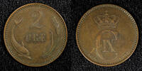 Denmark Bronze 1906 Denmark Christian IX  1906 VBP 2 Ore Last Year Type ... 57.06 元  ＋  106.98 元 运费