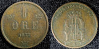 Sweden Bronze 1877 SWEDEN Oscar II  1877 1 Ore Large Letters KM# 745 (23... 124.81 元  ＋  106.98 元 运费