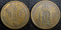 Sweden Ore 1894 Sweden Oscar II Copper 1894 2 Ore Mintage-585 ,512 KM# 7... 128.02 元  ＋  106.98 元 运费