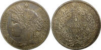 France 5 Francs France Second Republic Silver 1850 A aUNC/UNC Nice Toned KM# 761.1 (6) -