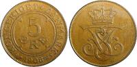 Denmark 5 Øre Denmark Frederik VIII Bronze 1908 VBP; GJ UNC KM# 806 (23 844) -
