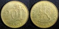 Finland 20 Pennia Finland 1963 S FIRST YEAR FOR THIS TYPE UNC KM# 47 (23 763) -