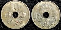 Denmark Ore Denmark Christian X Copper-Nickel 1931 10 Ore UNC KM# 822.2 (23 840) -