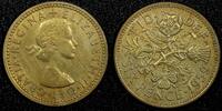 United Kingdom 6 Pence Great Britain Elizabeth II Copper-Nickel 1959 KM# 903 (24 242) -