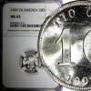 Sweden Ore SWEDEN Oscar II Silver 1907 EB 10 Ore 1 YEAR TYPE NGC MS65 GEM BU KM# 774 (013) -