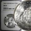 Luxembourg 100 Francs Luxembourg Charlotte Silver 1963 NGC MS65 Millennium KM# 52 (011) -
