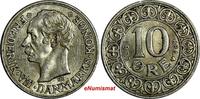 Denmark Ore Denmark Frederik VIII Silver 1907 VBP; GJ 10 Ore UNC Condition KM# 807 (15 052) -