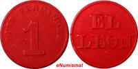 Costa Rica Token Costa Rica El Leon Luis Fernandez 1Cajuela Red Plastic 20 mm Schimmel #206 -