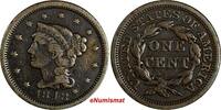 United States Large Cent US Copper 1848 Braided Hair 1 c. (13 776) -