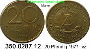 DDR Deutschland 20 Pfennig J. 1511a . 350.0287.12 -