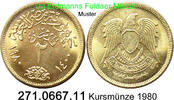 Egypt Ägypten 2 Piaster *229 KM500 Kursmünze . 271.0667.11 -