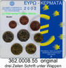 Griechenland 3,88 Euro Kursmünzensatz original . 362.0008.55 -