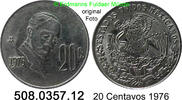Mexico 20 Centavos *68 KM442 Madero . 508.0357.12 -