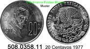 Mexico 20 Centavos *68 KM442 Madero . 508.0358.11 -