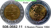 Mexico 5 Nuevo Pesos *148 KM552 . 508.0682.11 -
