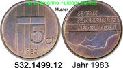 Niederlande 5 Cents 1983 *82 KM202 . 532.1499.12 v-unc 6.28 元 含增值税 ＋  399.53 元 运费