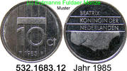 Niederlande 10 Cents 1985 *83 KM203 . 532.1683.12 vz 6.28 元 含增值税 ＋  399.53 元 运费