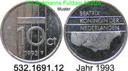 Niederlande 10 Cents 1993 *83 KM203 . 532.1691.12 vz 6.28 元 含增值税 ＋  399.53 元 运费