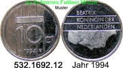 Niederlande 10 Cents 1994 *83 KM203 . 532.1692.12 vz 6.28 元 含增值税 ＋  399.53 元 运费