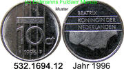 Niederlande 10 Cents 1996 *83 KM203 . 532.1694.12 vz 6.28 元 含增值税 ＋  399.53 元 运费