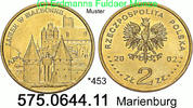 Poland Polen 2 Zloty 2002 *453 KMY644 Malborku Marienburg . 575.0644.11 unc 39.74 元 含增值税 ＋  399.53 元 运费