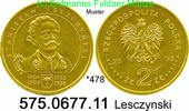 Poland Polen 2 Zloty *478 KMY478 Stanislaw Leszczynski . 575.0677.11 -