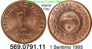 Philippinen 1 Sentimo *115 KM273 . 569.0791.11 -