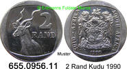 Südafrika 2 Rand *176 KM139 Kudu . 655.0956.11 -