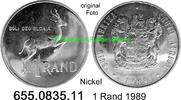 Südafrika Republik 1 Rand *127 KM88a Nickel . 655.0835.11 -