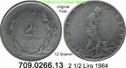 Türkei 2 1/2 Lira *410 KM893.1 -- 12 Gramm . 709.0266.13 -