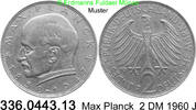 BRD 2 DM J.392 Max Planck . 336.0443.13 -