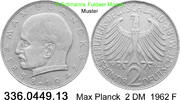 BRD 2 DM J.392 Max Planck . 336.0449.13 -