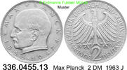 BRD 2 DM J.392 Max Planck . 336.0455.13 -