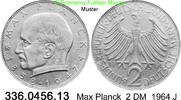BRD 2 DM J.392 Max Planck . 336.0456.13 -