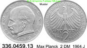 BRD 2 DM J.392 Max Planck . 336.0459.13 -