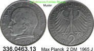 BRD 2 DM J.392 Max Planck . 336.0463.13 -