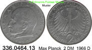 BRD 2 DM J.392 Max Planck . 336.0464.13 -