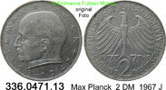 BRD 2 DM J.392 Max Planck . 336.0471.13 -
