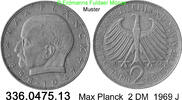 BRD 2 DM J.392 Max Planck . 336.0475.13 -
