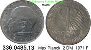 BRD 2 DM J.392 Max Planck . 336.0485.13 -