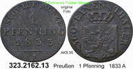 Brandenburg-Preußen 1 Pfennig AKS 35 . 323.2162.13 -