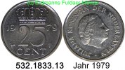 Netherlands Niederlande 25 Cents 1979 *67 KM183 . 532.1833.13 ss 4.18 元 含增值税 ＋  399.53 元 运费