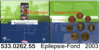 Niederlande 3,88 Euro 2003 Kursmünzensatz . 533.0262.55 unc 58.57 元 含增值税 ＋  399.53 元 运费