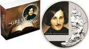 Canada Coins Tuvalu 1$ Great Russian Minds 1Oz Nikolai Gogol Silver Coin The Perth Mint -