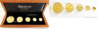 World Coins Mexico Mexican Libertad 5 Coin Proof Gold Set Box & COA Banco de Mexico -