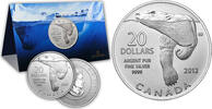 Canada 20$ 2012 POLAR BEAR Swimming Commemorative Pure Silver Coin  334.27 元292.43 元 含税 ＋  83.67 元 运费